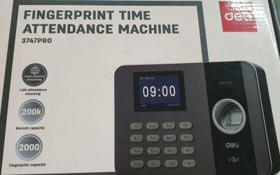 Fingerprint attendence System in HOPE Yangon office