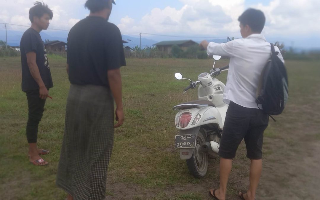 Soccer Play Ground site in Zidam IDP village