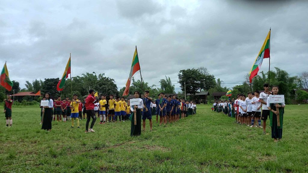 DUP football cup at High School