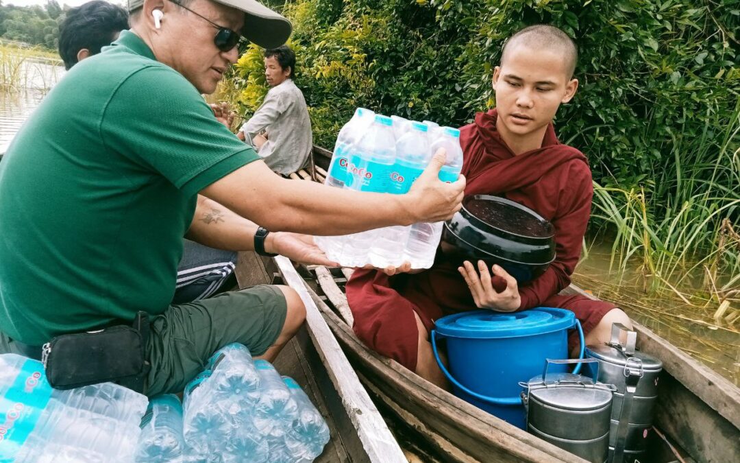 Relief mission for Myanmar flood victims